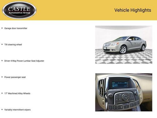 2012 Buick LaCrosse Convenience