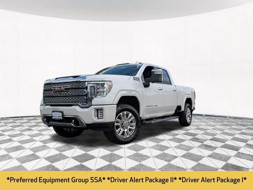 White Frost Tricoat 2022 GMC Sierra 2500 Denali
