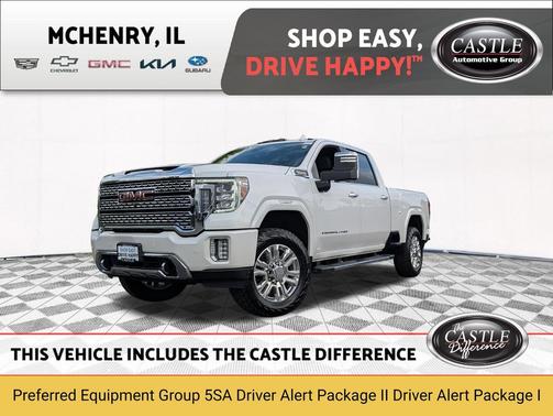 White Frost Tricoat 2022 GMC Sierra 2500 Denali