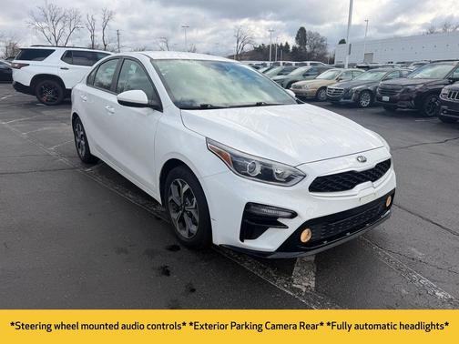 Clear White 2020 Kia Forte LXS