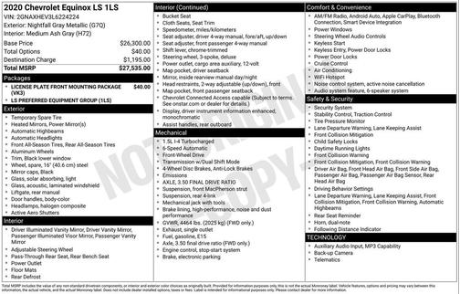 2020 Chevrolet Equinox LS