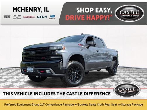 Satin Steel Metallic 2021 Chevrolet Silverado 1500 LT Trail Boss