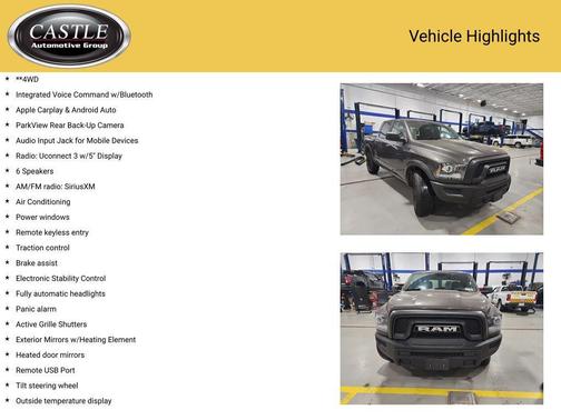 2024 RAM 1500 Classic Warlock Crew Cab 4x4 5'7' Box