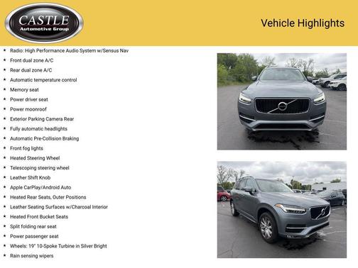 Gray Metallic 2019 Volvo XC90 T6 Momentum