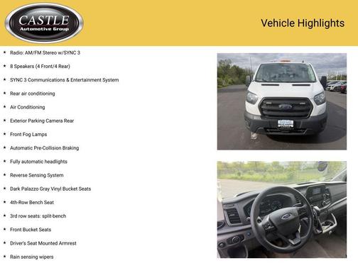 Oxford White 2020 Ford Transit-350 XL