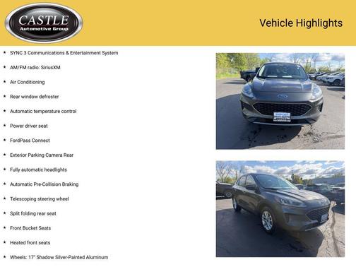 Magnetic Metallic 2020 Ford Escape SE