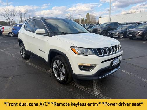 White Clearcoat 2018 Jeep Compass Limited