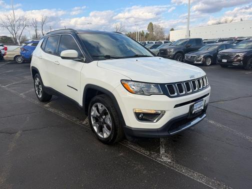 White Clearcoat 2018 Jeep Compass Limited