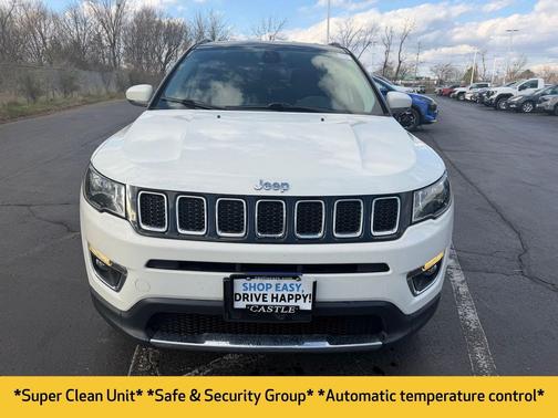 White Clearcoat 2018 Jeep Compass Limited