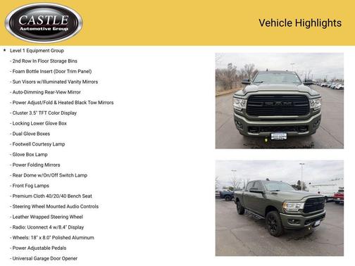 2020 RAM 2500 Big Horn Crew Cab 4x4 6'4' Box