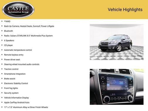 2018 Subaru Outback 2.5i Premium