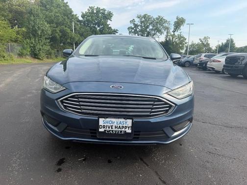 Blue Metallic 2018 Ford Fusion Hybrid S
