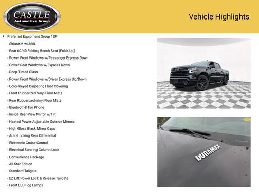 Black 2024 Chevrolet Silverado 1500 RST