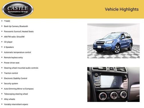 2018 Subaru Forester 2.5i Premium