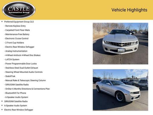 2013 Chevrolet Camaro 2LS