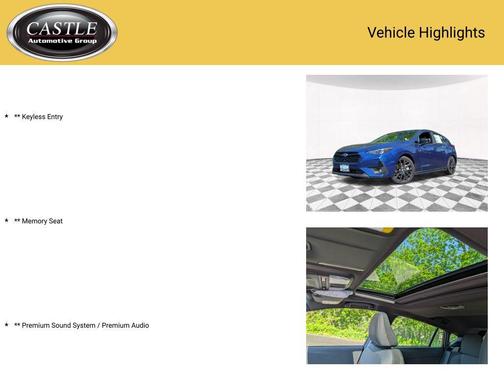 Sapphire Blue Pearl 2025 Subaru Impreza RS