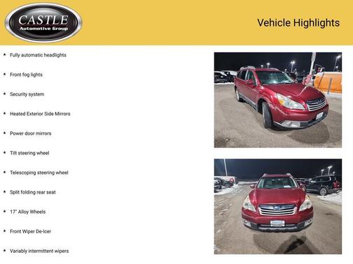 2011 Subaru Outback 2.5 i Premium