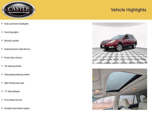 2011 Subaru Outback 2.5 i Premium