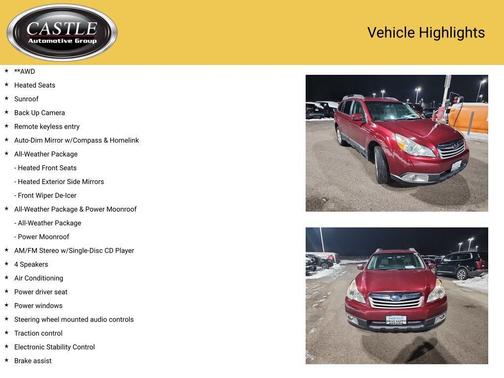 2011 Subaru Outback 2.5 i Premium