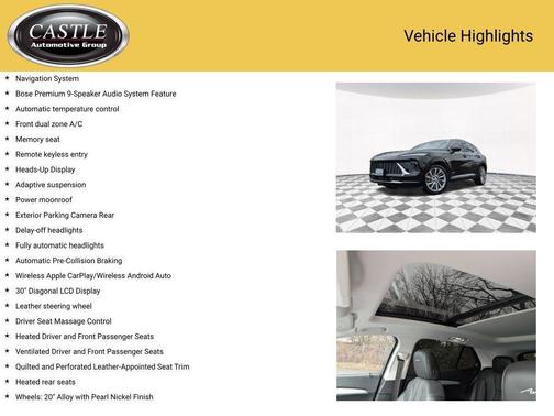 Ebony Twilight Metallic 2025 Buick Envision Avenir AWD