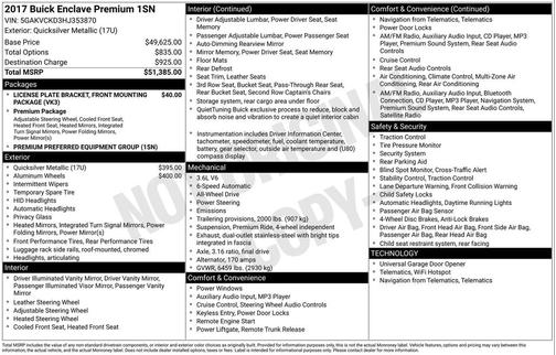 2017 Buick Enclave Premium