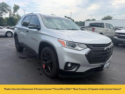 Silver Ice Metallic 2021 Chevrolet Traverse Premier