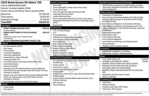 2023 Buick Encore GX Select