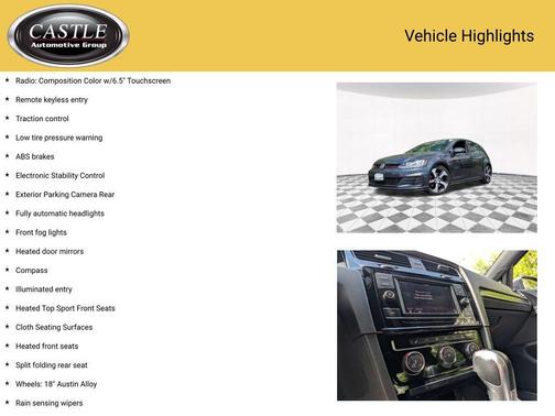Dark Iron Blue Metallic 2018 Volkswagen Golf GTI 2.0T S 4-Door