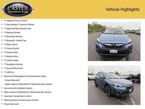 Horizon Blue Pearl 2023 Subaru Crosstrek Limited