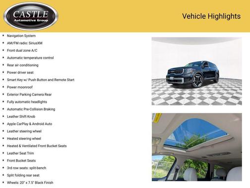 Ebony Black 2023 Kia Telluride EX