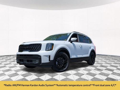 Glacial White Pearl 2025 Kia Telluride SX X-Line