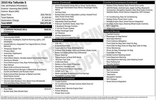 2023 Kia Telluride S