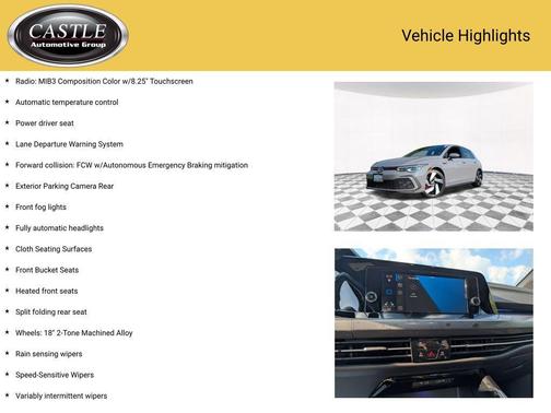 Moonstone Gray 2024 Volkswagen Golf GTI 2.0T S DSG