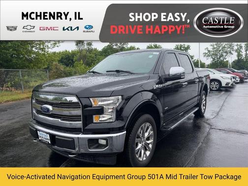 Shadow Black 2017 Ford F-150 Lariat