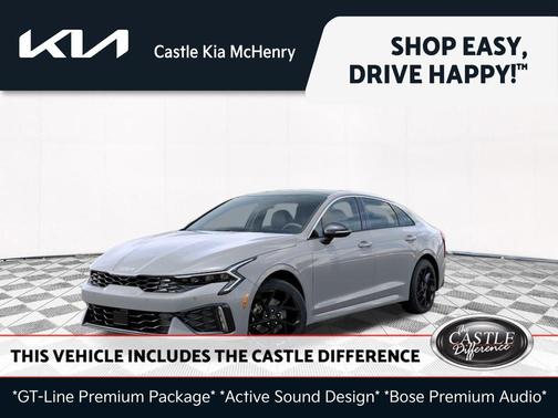 Wolf Gray 2026 Kia K5 GT-Line AWD