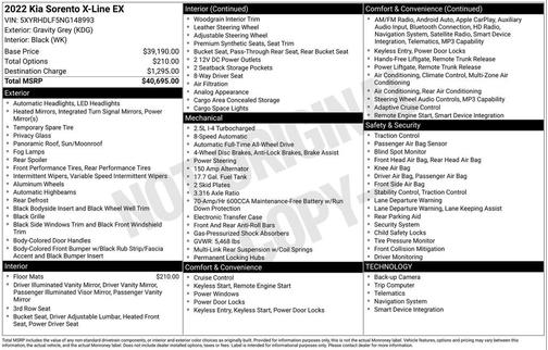 Gravity Grey 2022 Kia Sorento EX