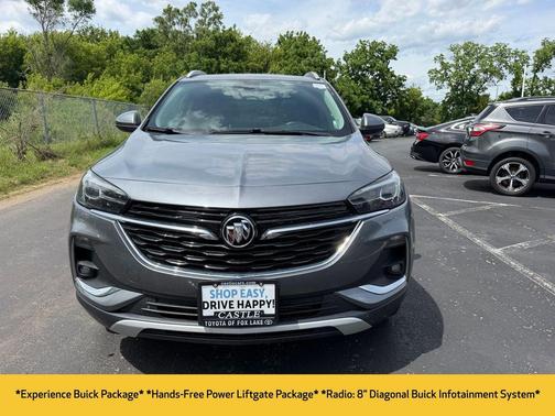 Satin Steel Metallic 2021 Buick Encore GX Essence