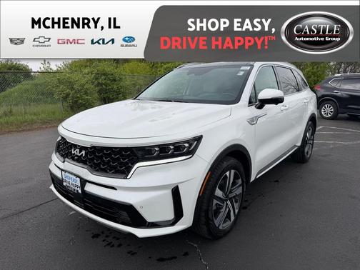 Snow White Pearl 2023 Kia Sorento Plug-In Hybrid SX Prestige