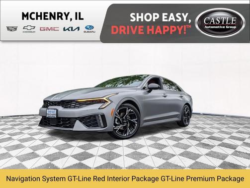 Steel Matte Gray 2025 Kia K5 GT-Line