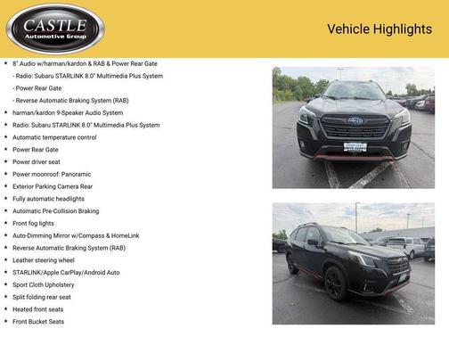 Crystal Black Silica 2024 Subaru Forester Sport