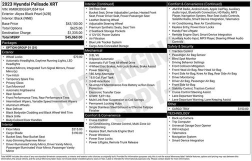 2023 Hyundai PALISADE XRT