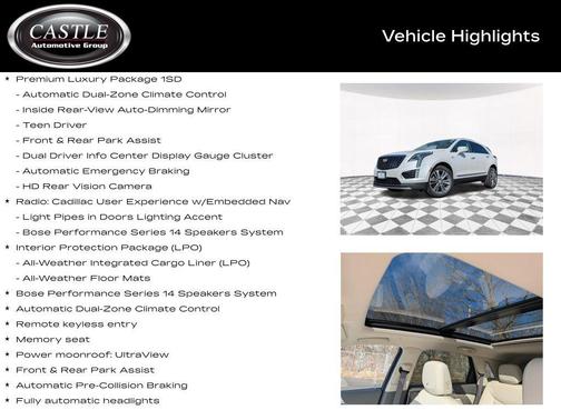 Crystal White Tricoat 2021 Cadillac XT5 Premium Luxury