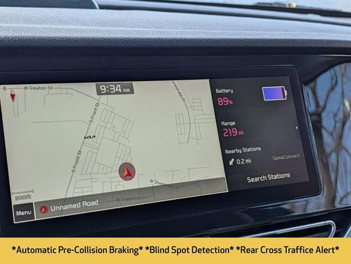 Gravity Blue 2022 Kia Niro EV EX