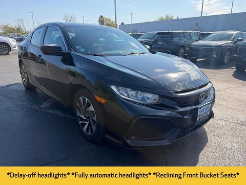 Crystal Black Pearl 2018 Honda Civic LX