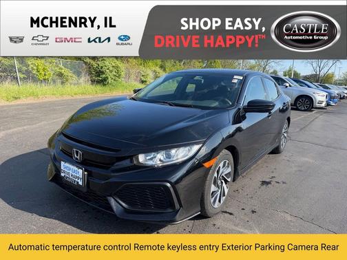 Crystal Black Pearl 2018 Honda Civic LX