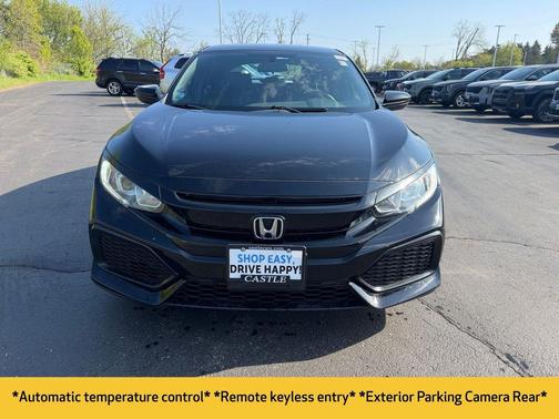 Crystal Black Pearl 2018 Honda Civic LX