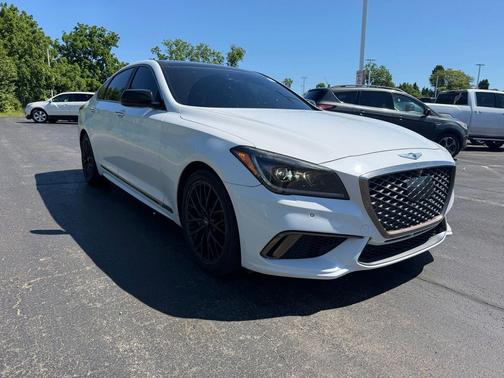 Casablanca White 2018 Genesis G80 3.3T Sport