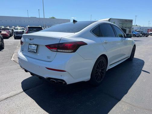 Casablanca White 2018 Genesis G80 3.3T Sport