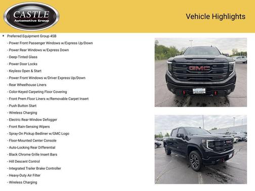 Onyx Black 2025 GMC Sierra 1500 AT4