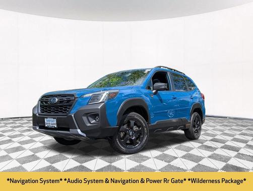 Geyser Blue 2022 Subaru Forester Wilderness